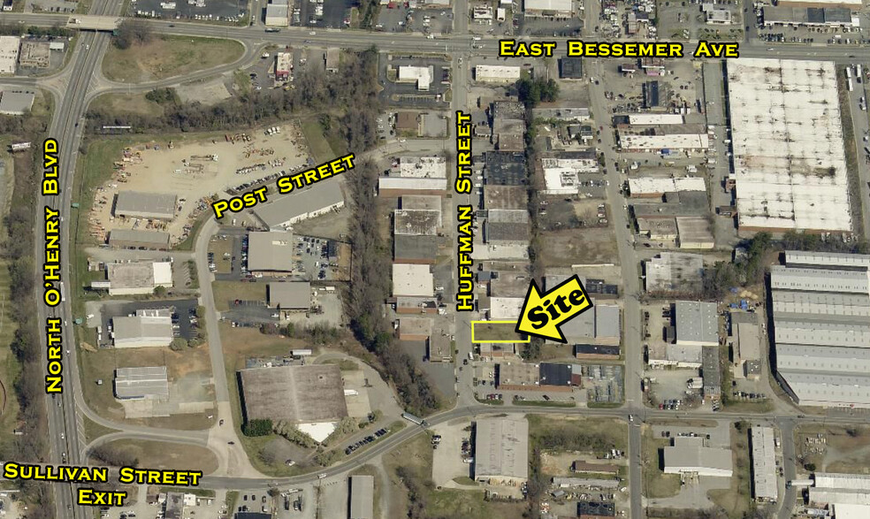 810 Huffman St, Greensboro, NC à louer - Aérien – Image 3 sur 3