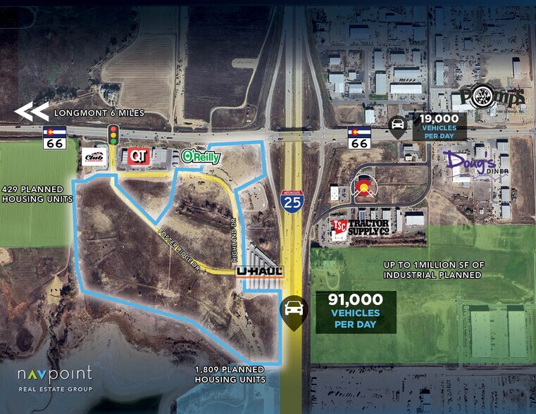 SWQ of 66 and I-25 hwy, Mead, CO à vendre - Photo principale – Image 1 sur 1