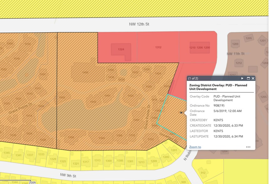 1245 N Robinson Ave, Moore, OK à vendre - Plan de site – Image 2 sur 2