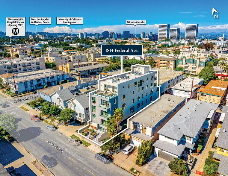 1814 Federal Ave, Los Angeles, CA à vendre - Aérien – Image 3 sur 17