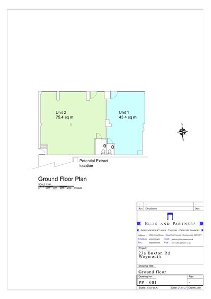 23A Buxton Rd, Weymouth à louer - Plan d’étage – Image 2 sur 2