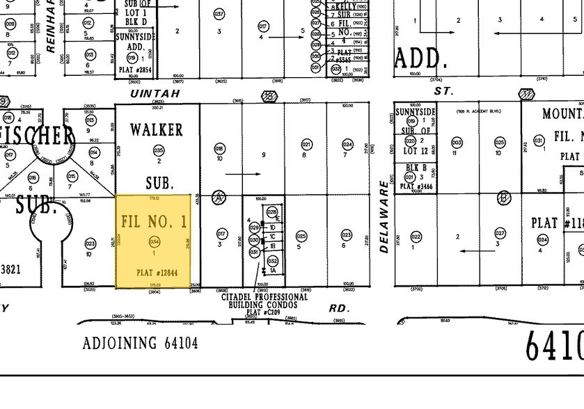 3604 Galley Rd, Colorado Springs, CO à louer - Plan cadastral – Image 2 sur 16