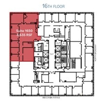 250 E Wisconsin Ave, Milwaukee, WI à louer Plan d’étage– Image 1 sur 1