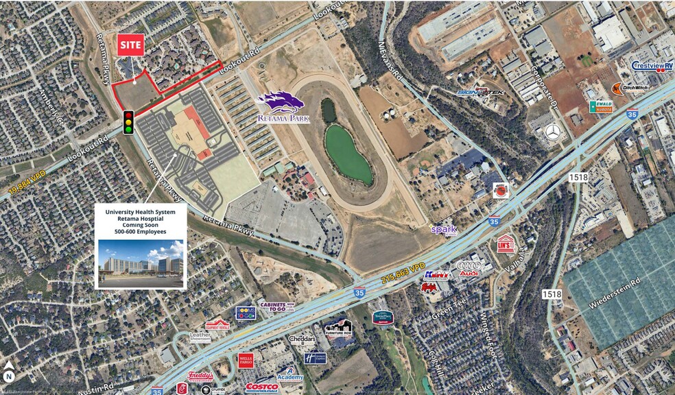 1 Retama Pky, Schertz, TX à vendre - Aérien – Image 2 sur 3