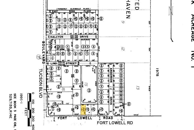 2559 E Fort Lowell Rd, Tucson, AZ à vendre - Plan cadastral – Image 2 sur 6