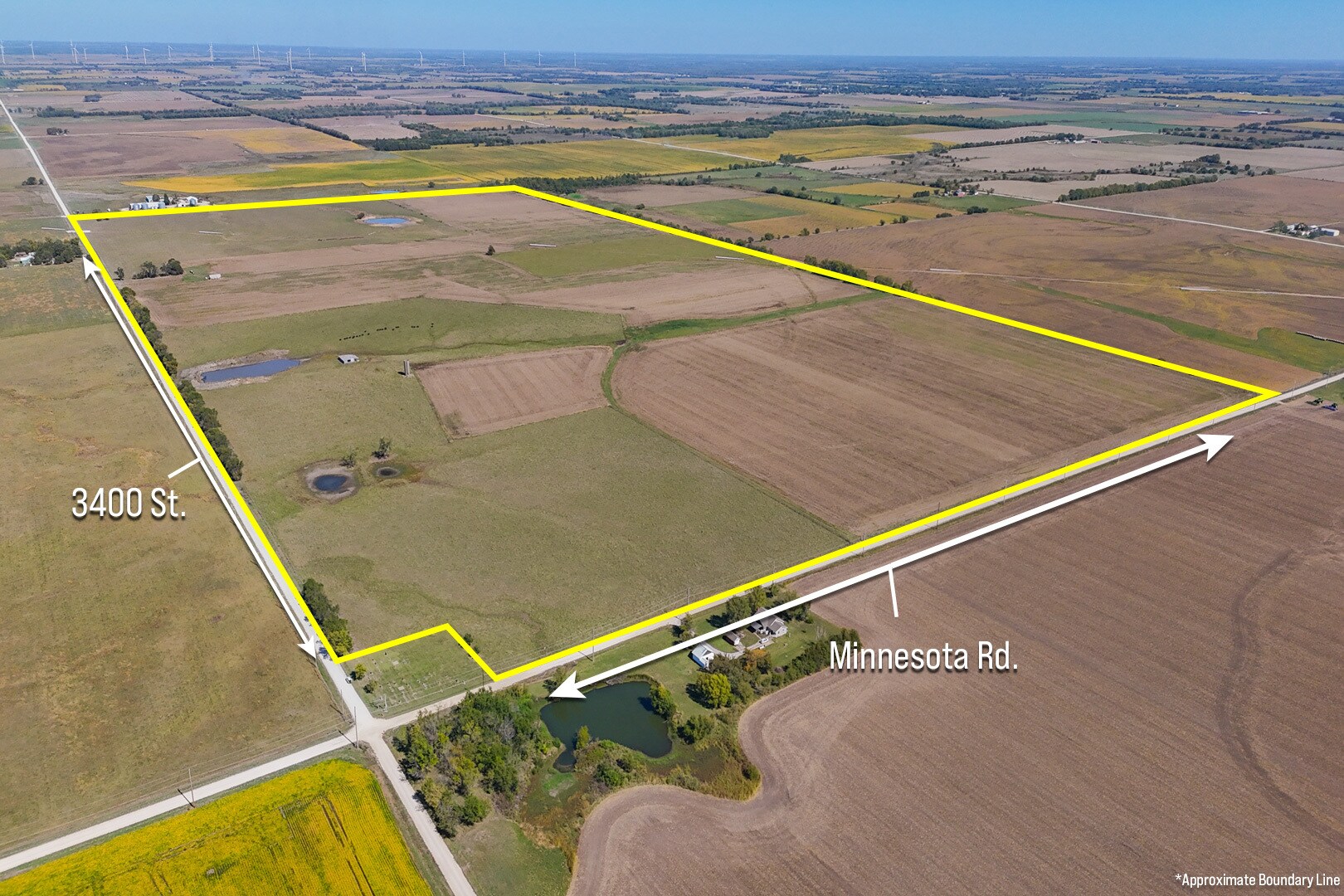 311 +/- Acres on 3400 St., Moran, KS à vendre Photo de l’immeuble– Image 1 sur 38