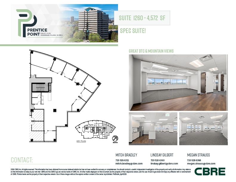 5299 Dtc Blvd, Greenwood Village, CO à louer Plan d’étage– Image 1 sur 1