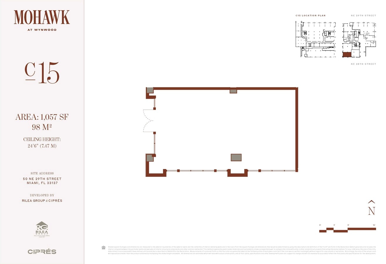 50 NE 29th St, Miami, FL 33137 - Lot C-15 -  - Plan d’étage - Image 1 of 1