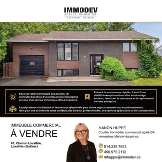 Plus de détails pour 61 Ch De Lavaltrie, Lavaltrie, QC - Bureau à vendre