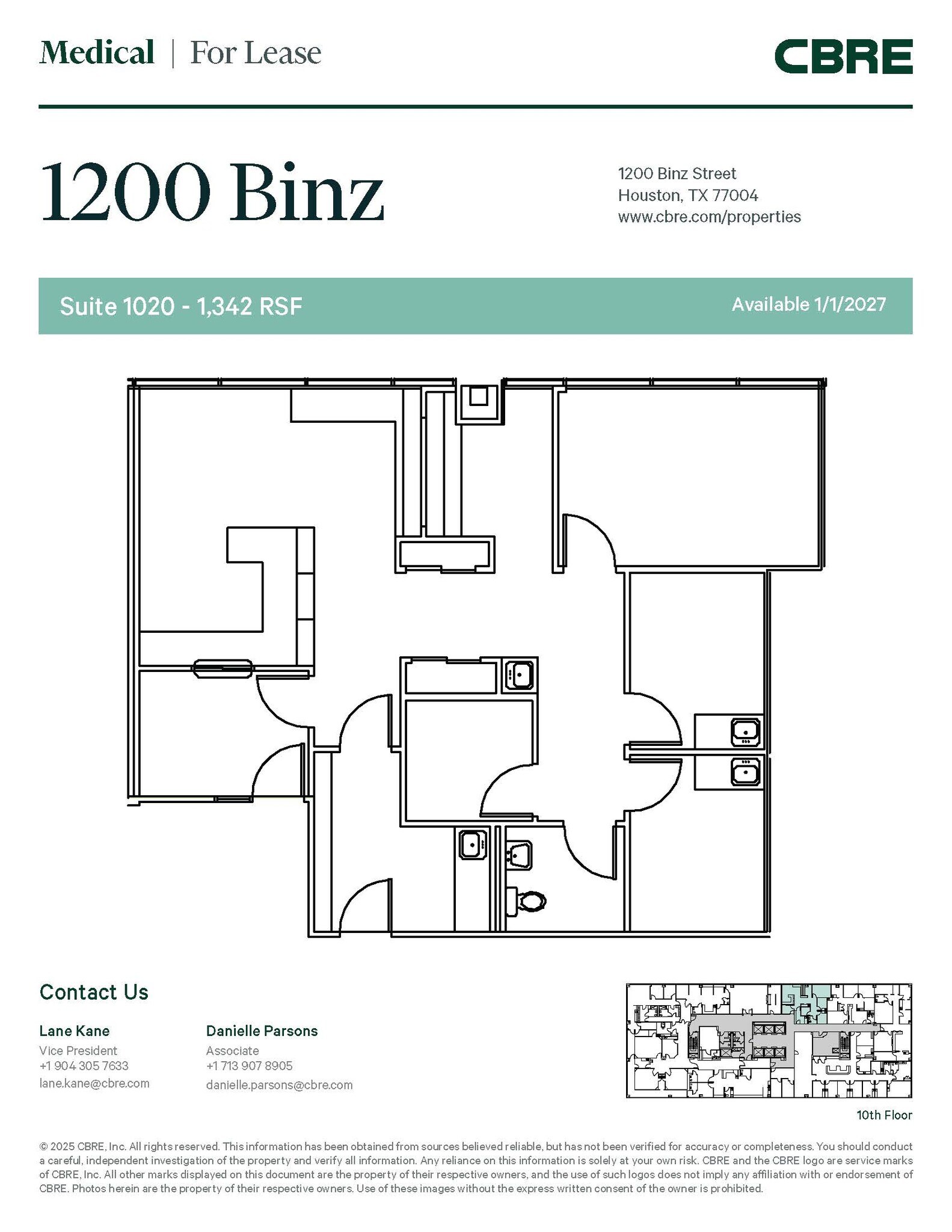 1200 Binz St, Houston, TX à louer Photo intérieure– Image 1 sur 1