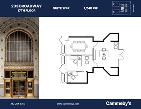 233 Broadway, New York, NY à louer Plan d’étage– Image 1 sur 1