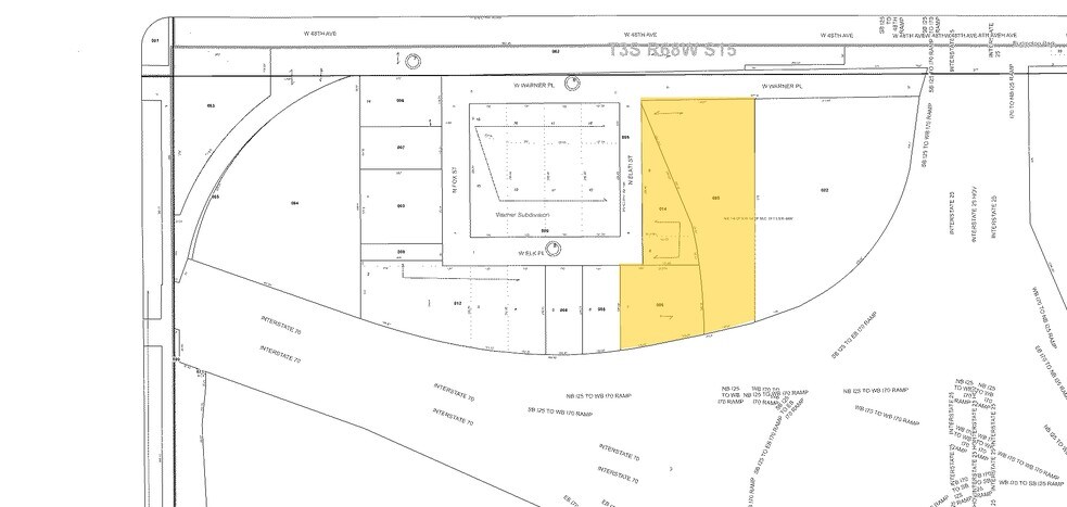 400 W 48th Ave, Denver, CO à louer - Plan cadastral – Image 2 sur 48