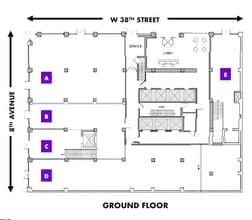 554-568 Eighth Ave, New York, NY à vendre Plan d’étage– Image 1 sur 1