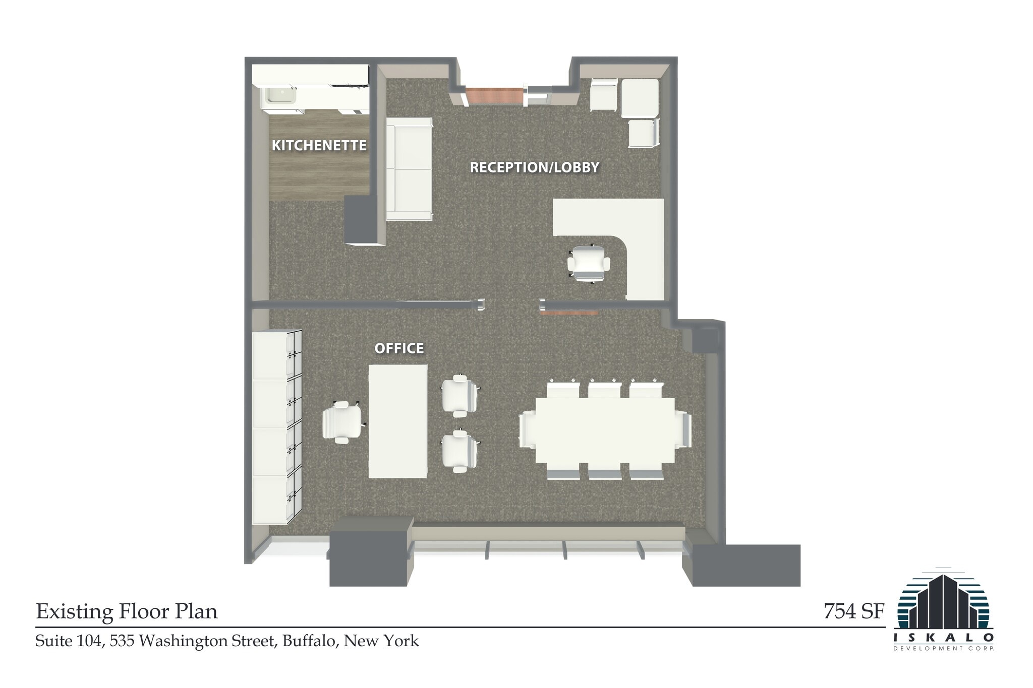 535 Washington St, Buffalo, NY à louer Plan de site– Image 1 sur 2