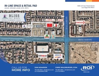 Plus de détails pour Ann Road & 5th Street, Las Vegas, NV - Local commercial à louer