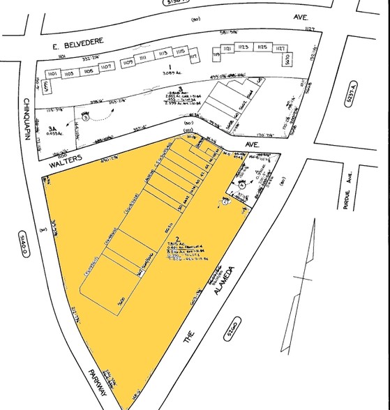 5600-5668 The Alameda, Baltimore, MD à louer - Plan cadastral – Image 3 sur 6