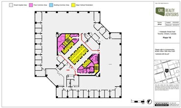 1 Adelaide St E, Toronto, ON à louer Plan d’étage– Image 1 sur 1