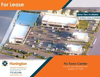 Plus de détails pour Fry Rd & Saint Michaels Pass, Cypress, TX - Local commercial à louer