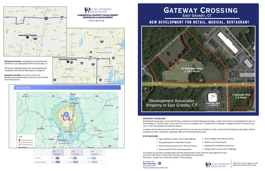 1 Gateway Blvd, East Granby, CT à louer - Plan de site – Image 2 sur 8