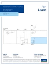 9863 Tanner Rd, Houston, TX à louer Plan d’étage– Image 1 sur 1