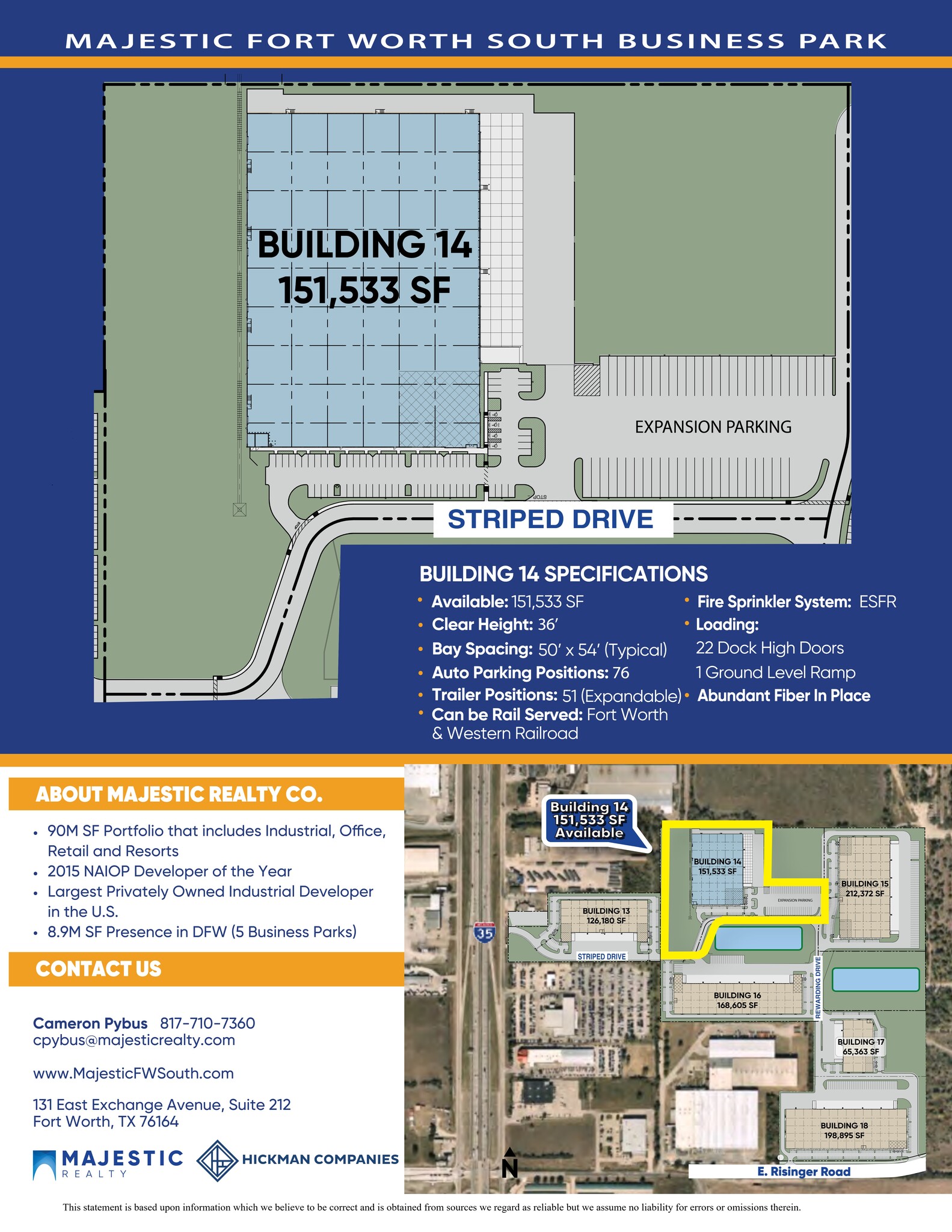 201 Striped Dr - Building 14, Fort Worth, TX à louer Plan de site– Image 1 sur 1