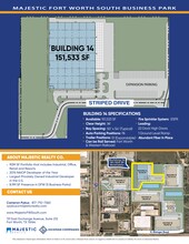 201 Striped Dr - Building 14, Fort Worth, TX à louer Plan de site– Image 1 sur 1