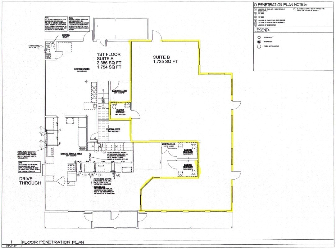 323 N Main St, Middleton, MA à louer Plan d’étage– Image 1 sur 1