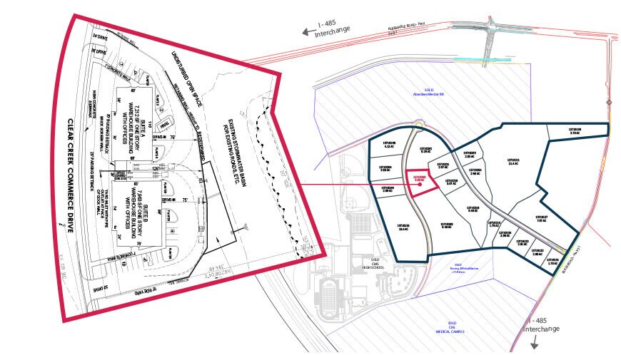 10684 Clear Creek Commerce Dr, Mint Hill, NC à louer - Plan de site – Image 3 sur 4