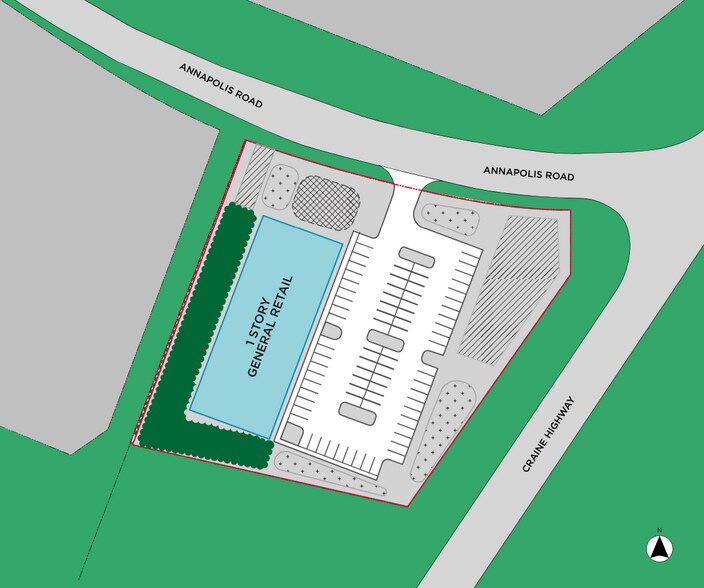 721 Annapolis Rd, Gambrills, MD à vendre - Plan de site – Image 2 sur 2