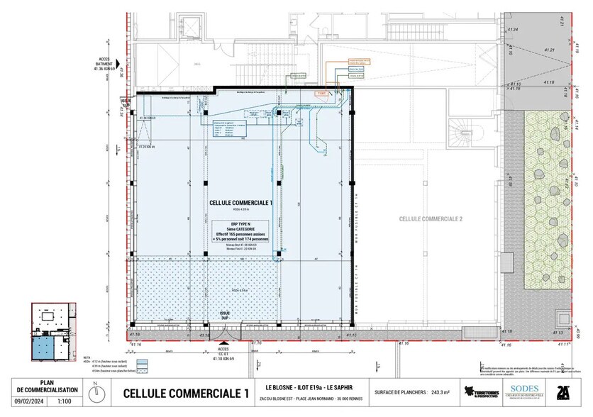 29 Boulevard De Yougoslavie, Rennes à louer - Plan d’étage – Image 2 sur 3
