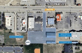 685 Airbase Rd, Mountain Home, ID - VUE AÉRIENNE vue de carte - Image1