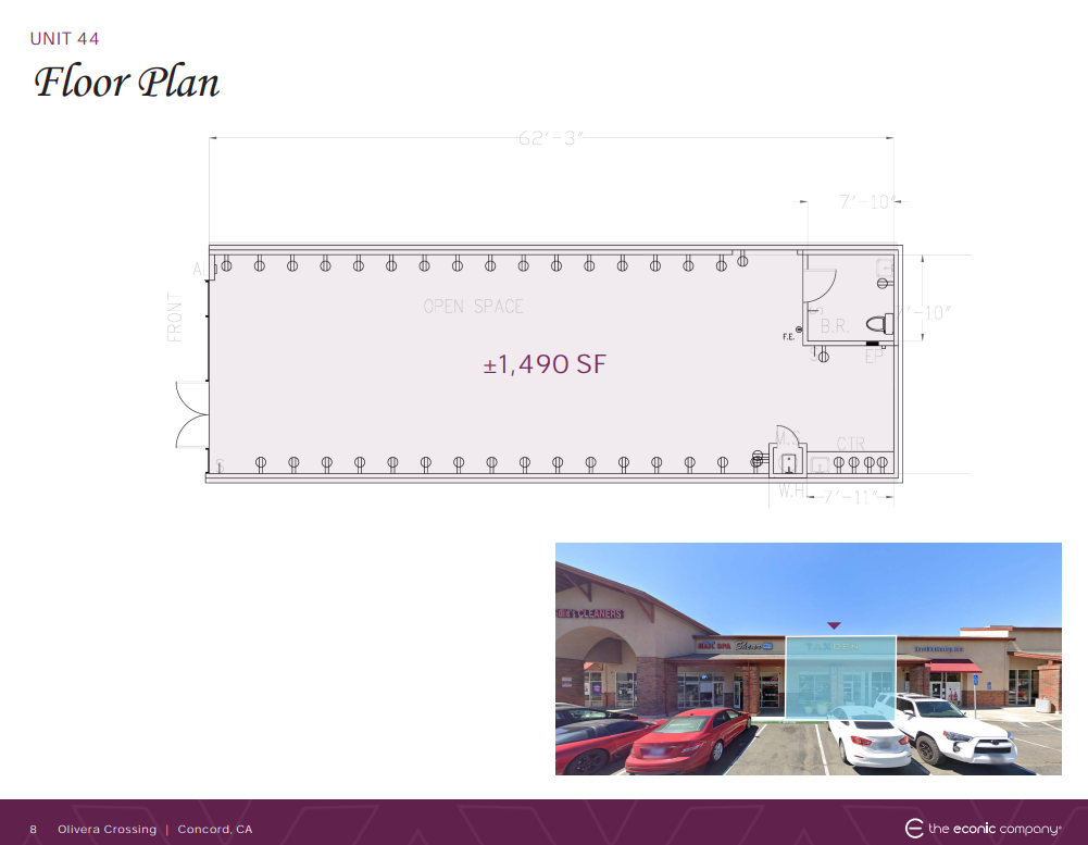 3375 Port Chicago Hwy, Concord, CA à louer Plan d’étage– Image 1 sur 1