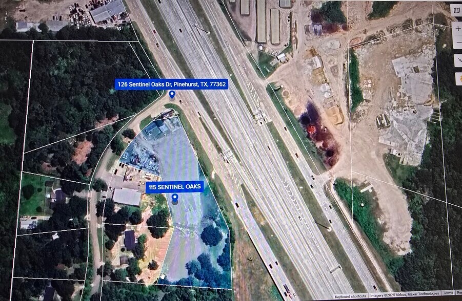 115 Sentinel Oaks, Pinehurst, TX à vendre - Aérien – Image 1 sur 2