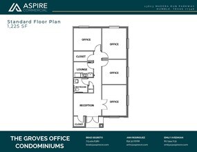 13803 Madera Run, Humble, TX à louer Plan d’étage– Image 2 sur 9