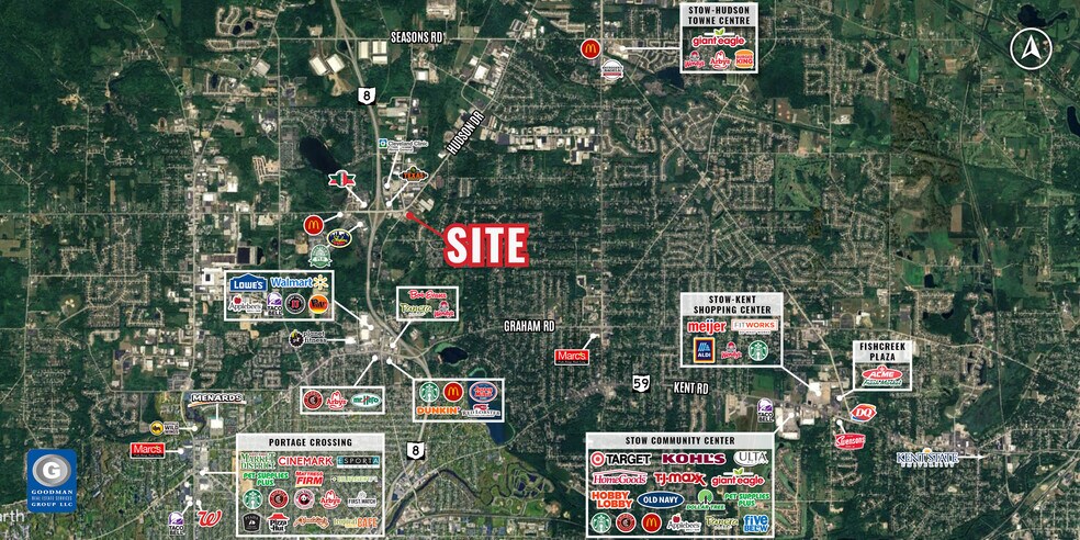 4141 Hudson Dr, Stow, OH à vendre - Aérien – Image 2 sur 3