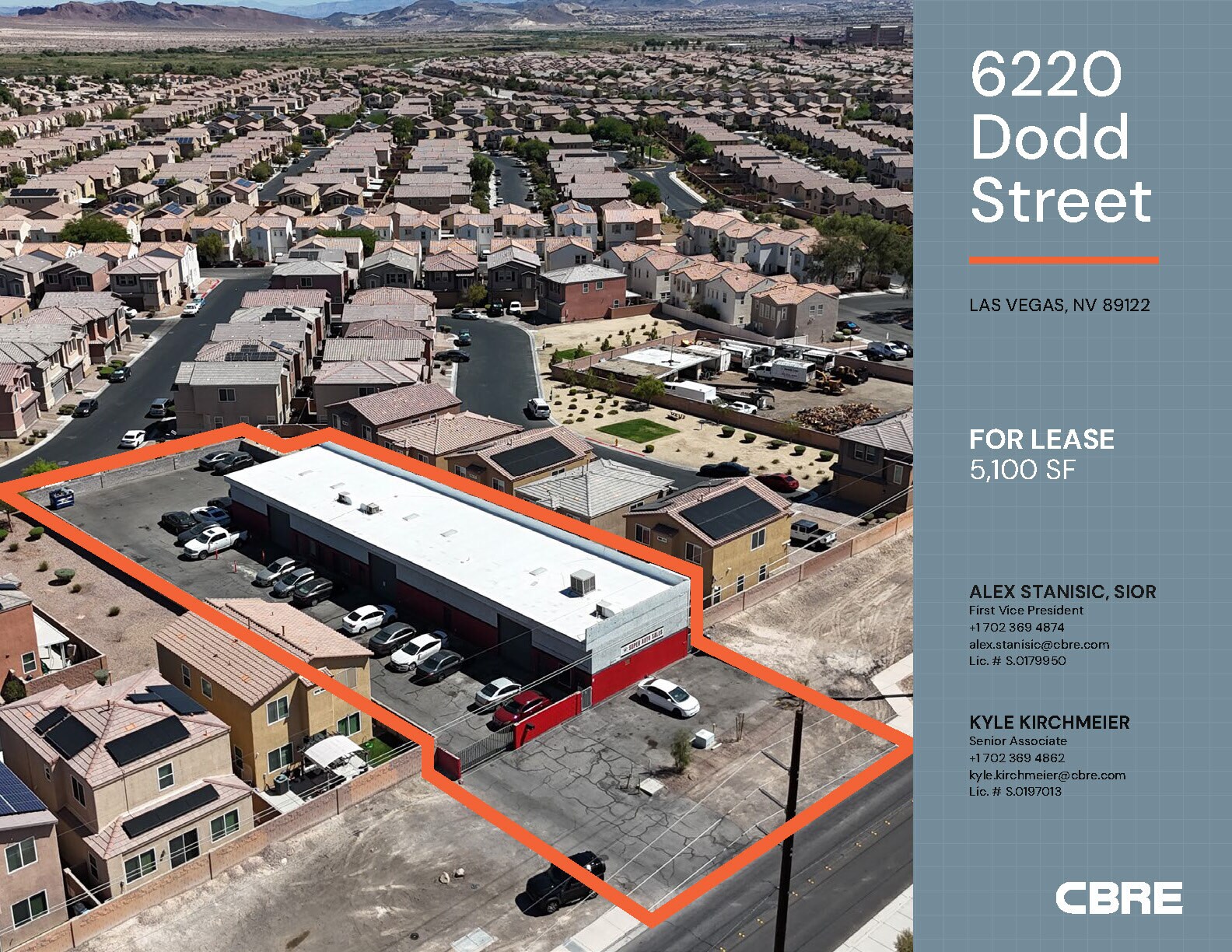 6220 Dodd St, Las Vegas, NV à louer Aérien– Image 1 sur 10