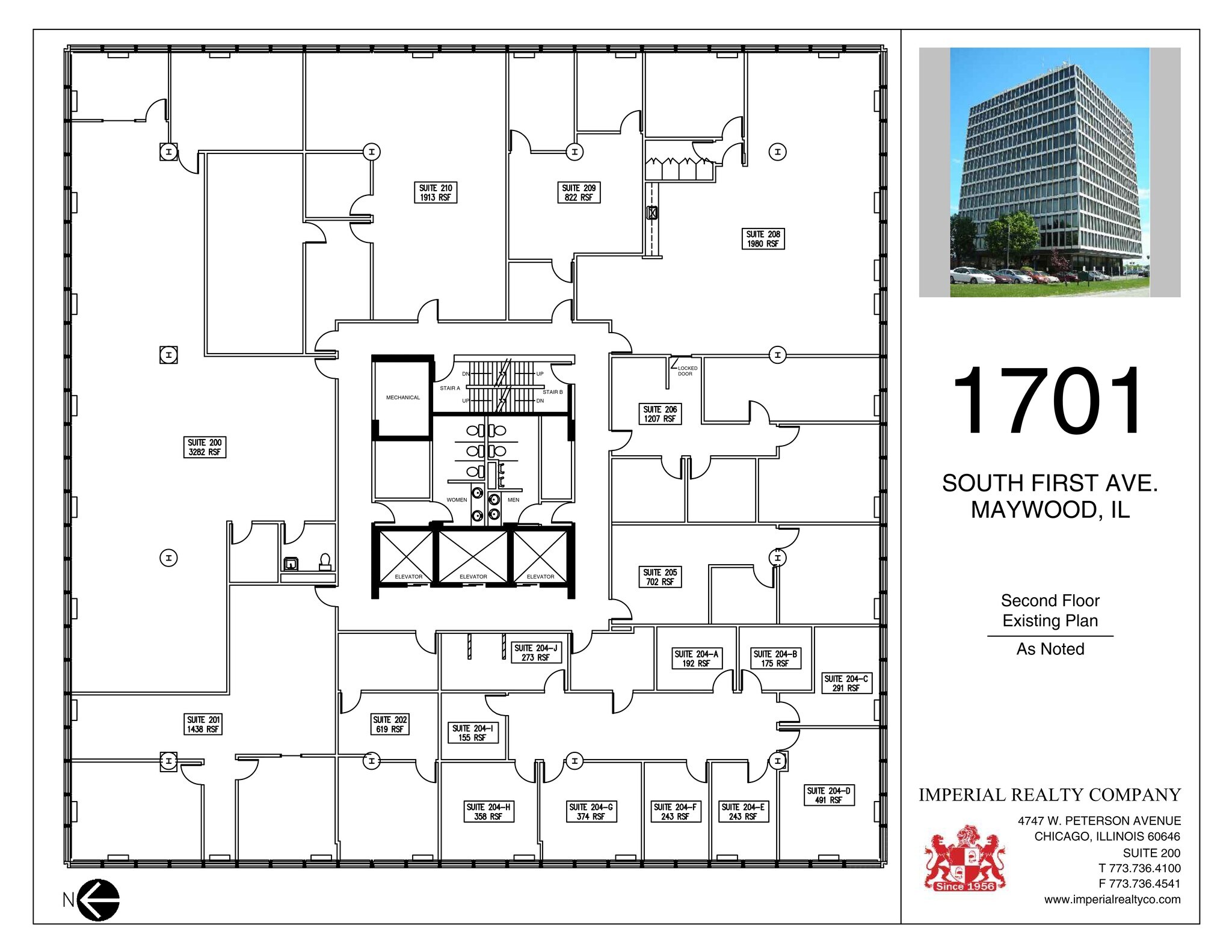 1701 S 1st Ave, Maywood, IL à louer Plan de site– Image 1 sur 3