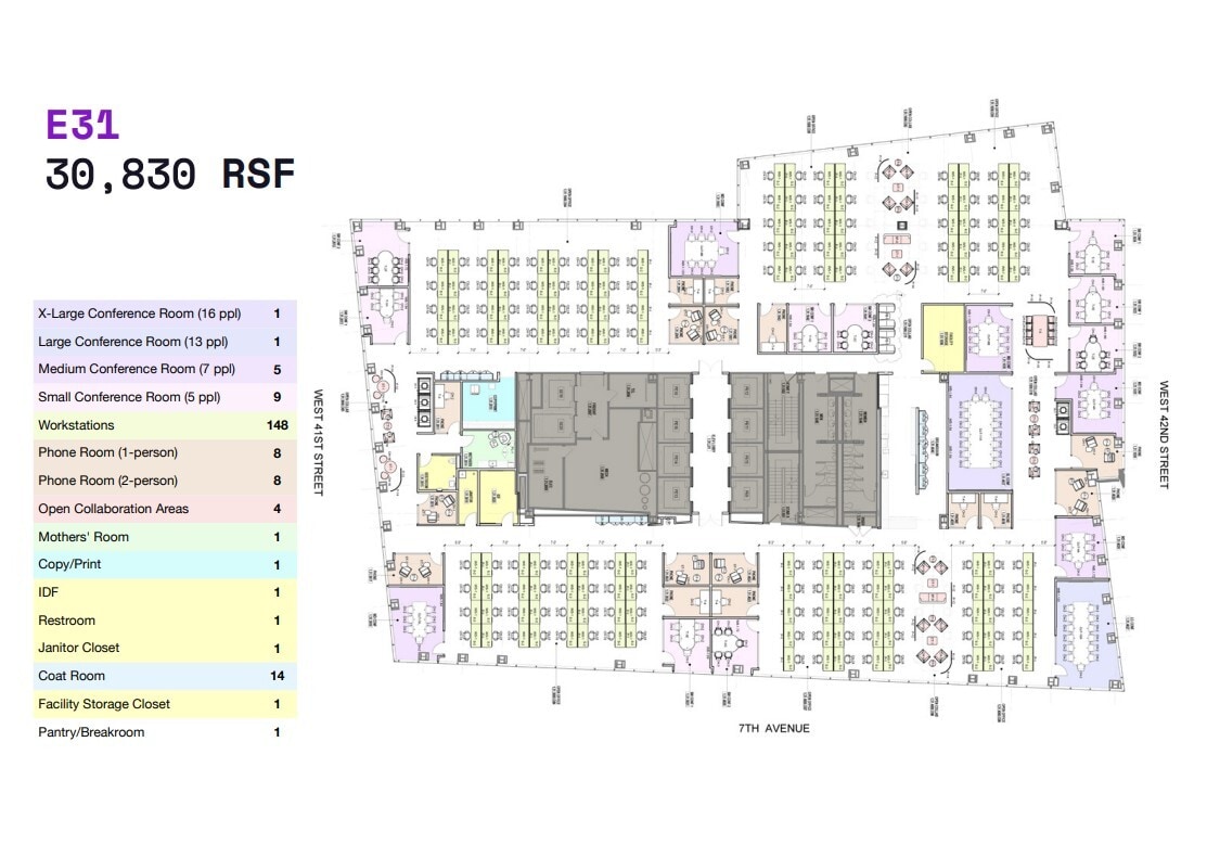 5 Times Sq, New York, NY à louer Plan d’étage– Image 1 sur 4
