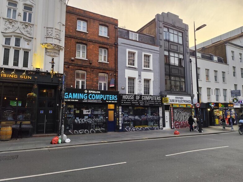 48 Tottenham Court Rd, Londres à louer - Photo de l’immeuble – Image 1 sur 2