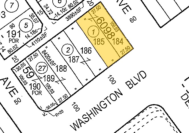 339 Washington Blvd, Marina del Rey, CA à vendre Plan cadastral– Image 1 sur 5