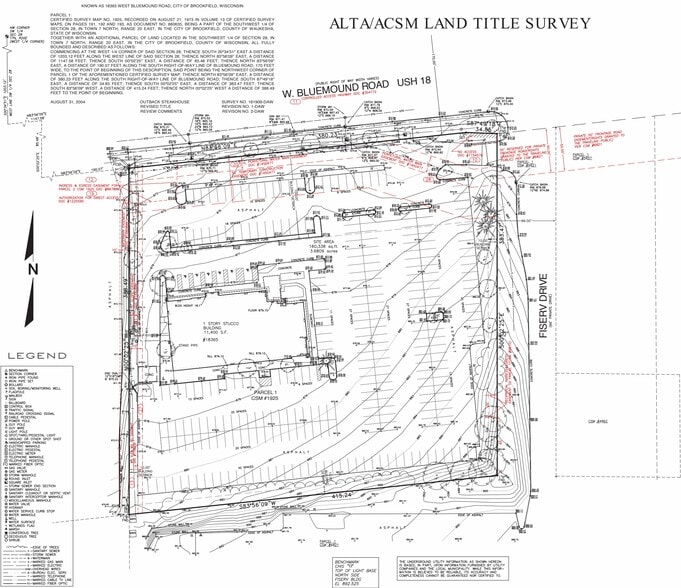 18355-18375 W Bluemound Rd, Brookfield, WI à louer - Plan de site – Image 2 sur 2