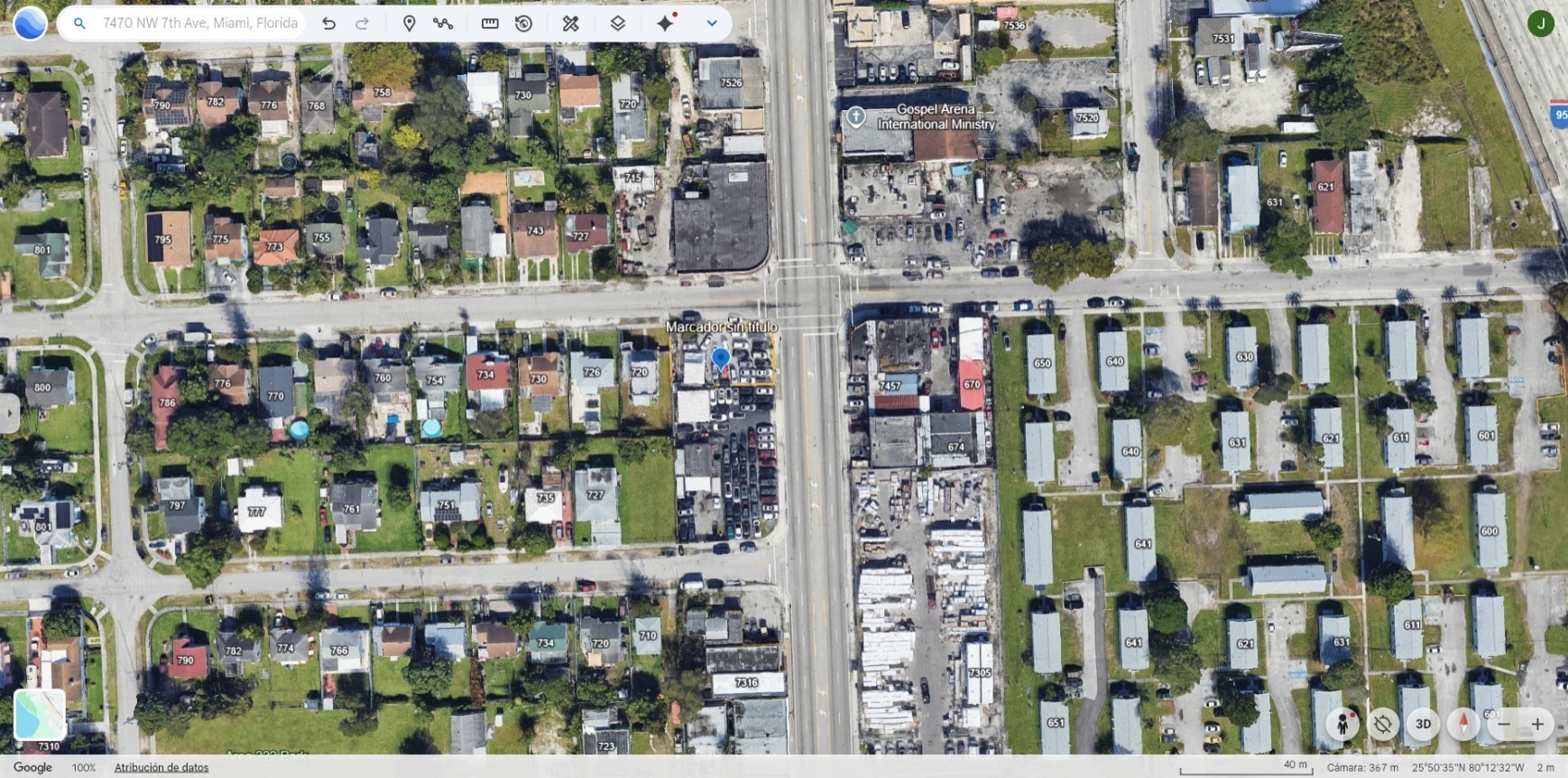 7470 NW 7th Ave, Miami, FL à vendre Plan de site– Image 1 sur 2