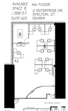 2 Enterprise Dr, Shelton, CT à louer Plan d’étage– Image 1 sur 1
