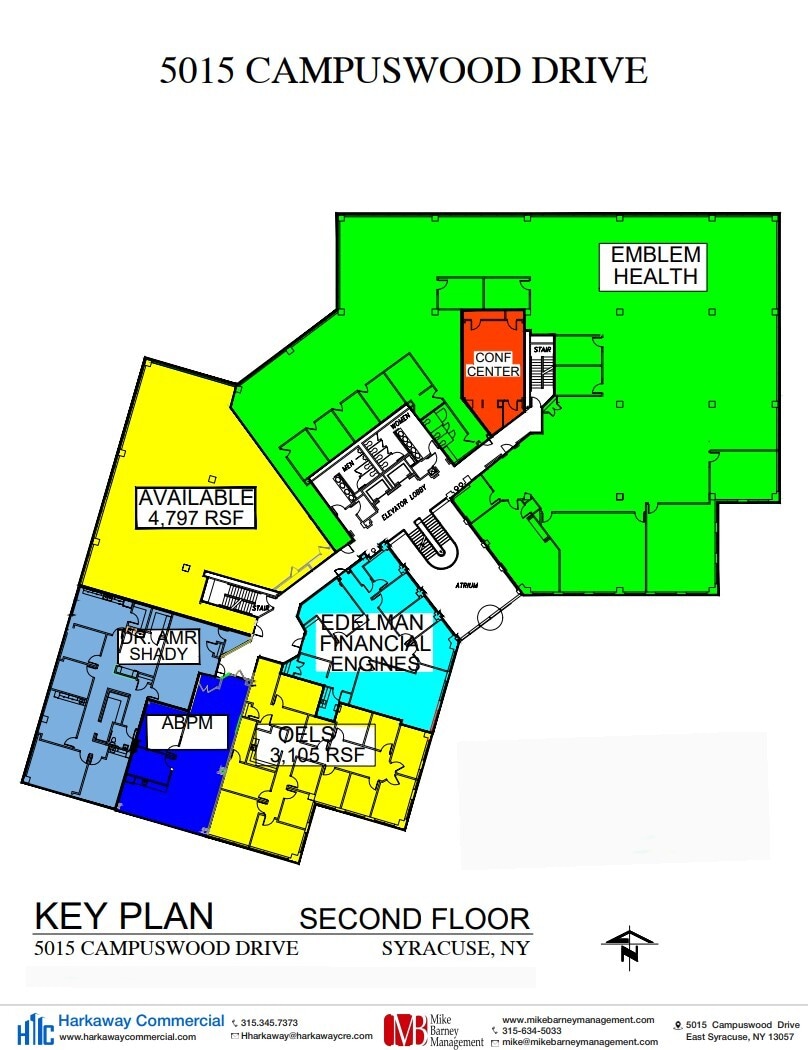 5015 Campuswood Dr, East Syracuse, NY à louer Plan d’étage– Image 1 sur 1