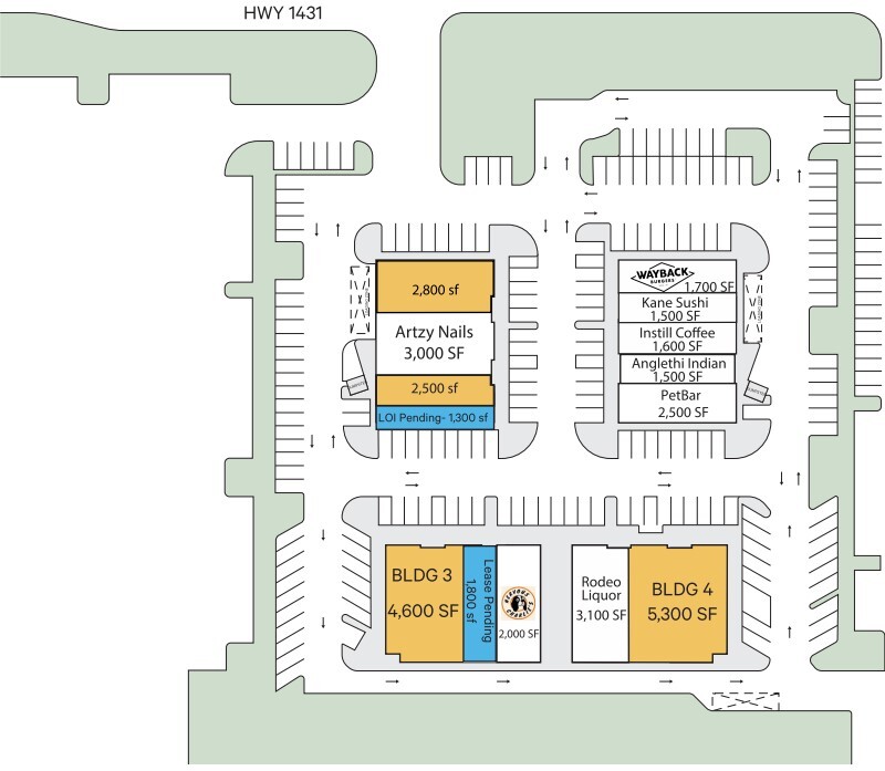 440 W Whitestone Blvd, Cedar Park, TX à louer Plan de site– Image 1 sur 1