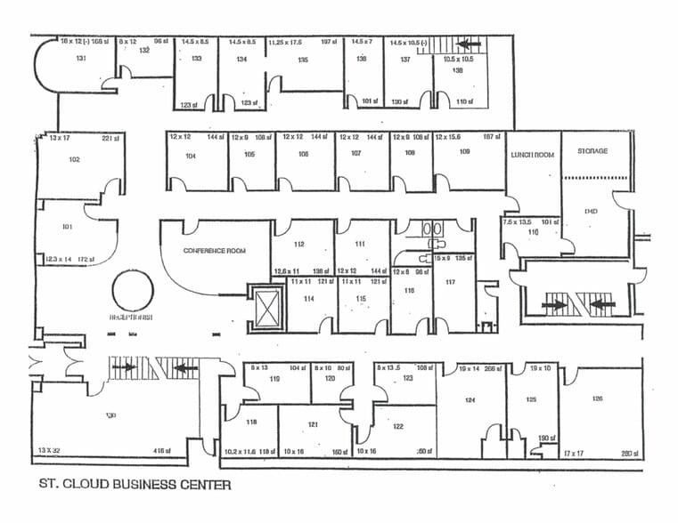 Saint Cloud Portfolio portefeuille de 2 biens à vendre sur LoopNet.fr - Plan d’étage – Image 3 sur 4