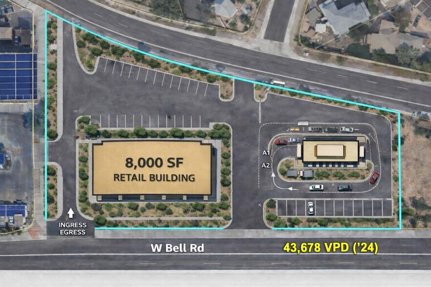 N/NEC Bell Rd & 51st Ave, Glendale, AZ à louer - Plan de site – Image 3 sur 6