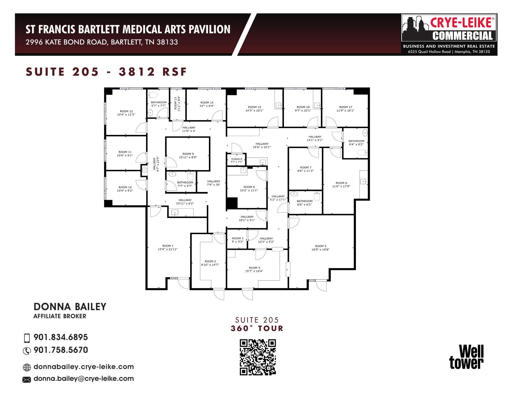 2996 Kate Bond Rd, Bartlett, TN à louer Plan d’étage– Image 1 sur 1