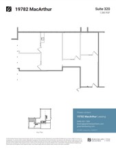 19772 MacArthur Blvd, Irvine, CA à louer Plan d’étage– Image 1 sur 1