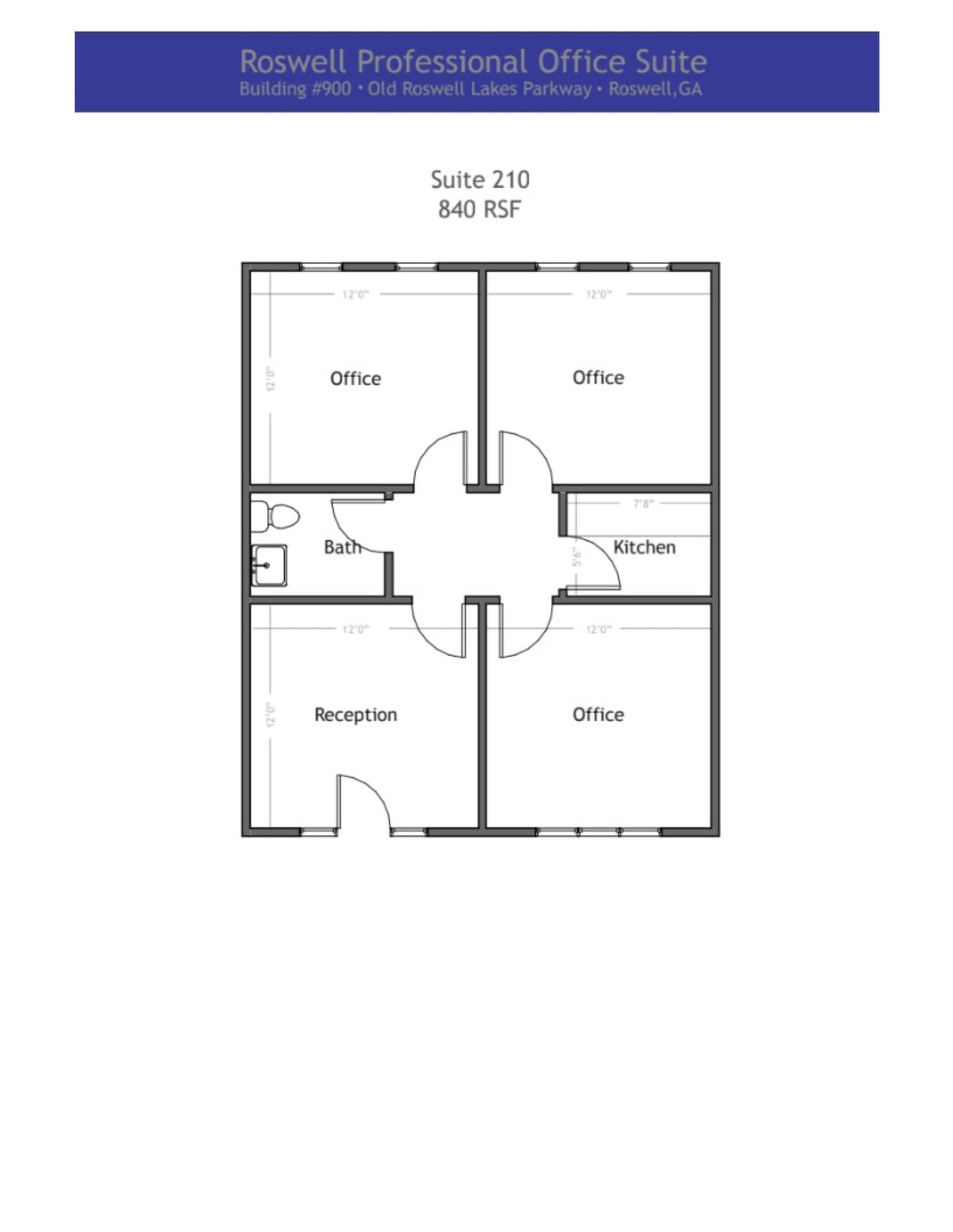 700 Old Roswell Lakes Pky, Roswell, GA à louer Plan de site– Image 1 sur 1